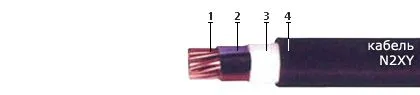 Кабель N2XY/FRZ 4х10-0,400