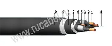 Кабель КШВГТ 3х150+3х25